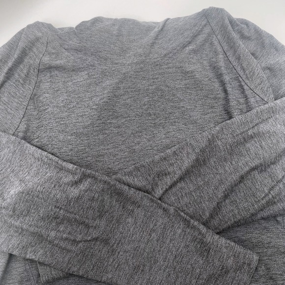 Apana Tops - Apana Women's Gray Heathered Long Sleeve Hoodie Pullover Top Size Med Activewear